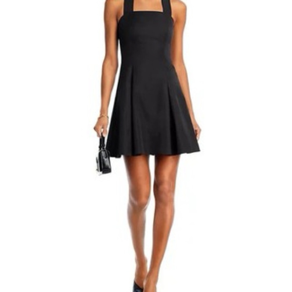 AQUA Women's Halter Mini Dress